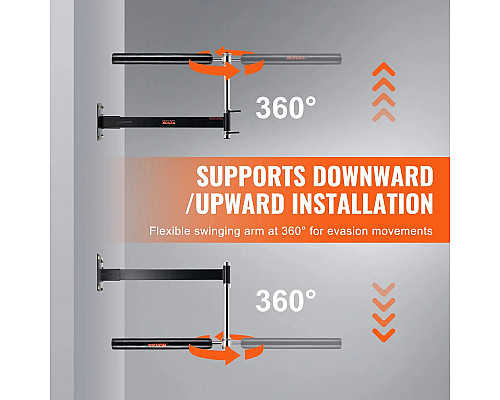 Боксерський гриф настінний VEVOR, чорний