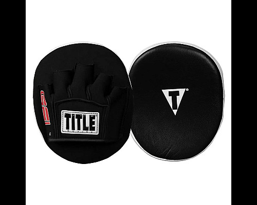 Лапи боксерські TITLE Boxing Gel Tech 2.0 чорні