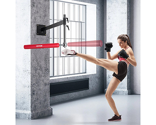 Настінний боксерський гриф VEVOR, чорно-червоний