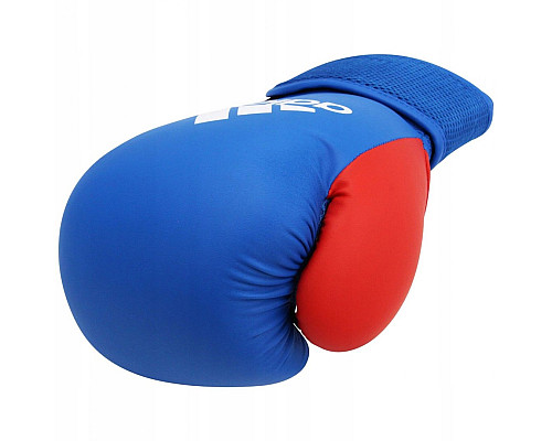 Дитячий боксерський набір ADIDAS лапи та рукавички 8 унцій, синьо-червоний