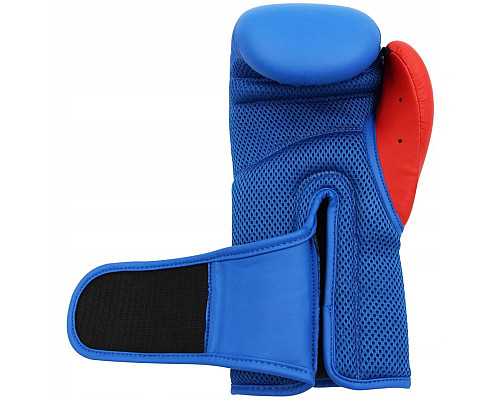 Дитячий боксерський набір ADIDAS лапи та рукавички 8 унцій, синьо-червоний