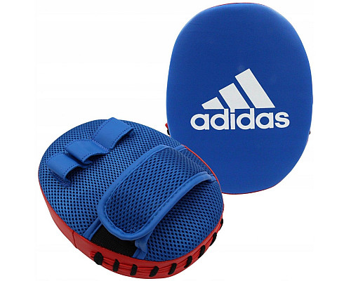 Дитячий боксерський набір ADIDAS лапи та рукавички 8 унцій, синьо-червоний