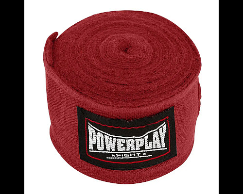 Бинти для боксу PowerPlay 3046 3 м, червоні