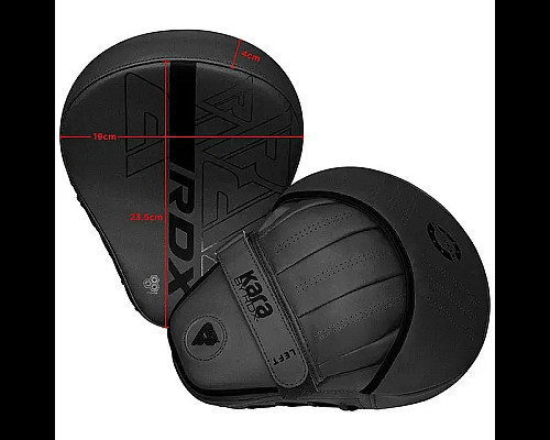Лапи боксерські RDX F6 KARA Matte чорні