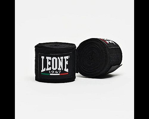 Бинти для боксу Leone AB705 3,5 м, чорні