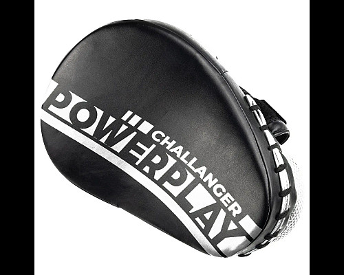 Лапи боксерські PowerPlay 3041 Challanger чорно-білі