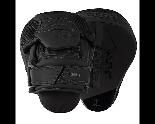 Лапи боксерські PowerPlay 3044 Pro Carbon Ultra чорні