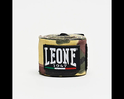 Бинти для боксу Leone AB705 4,5 м, зелений камуфляж