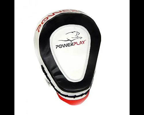 Лапи боксерські PowerPlay 3042 чорно-білі