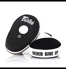 Лапи боксерські Fairtex FMV13 чорно-білі