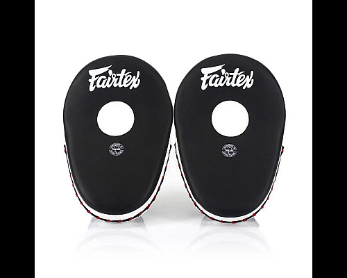 Лапи боксерські Fairtex FMV13 чорно-білі
