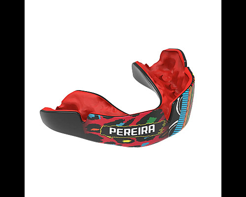 Капа боксерська доросла OPRO UFC Collection Alex Pereira від 11 років, чорна