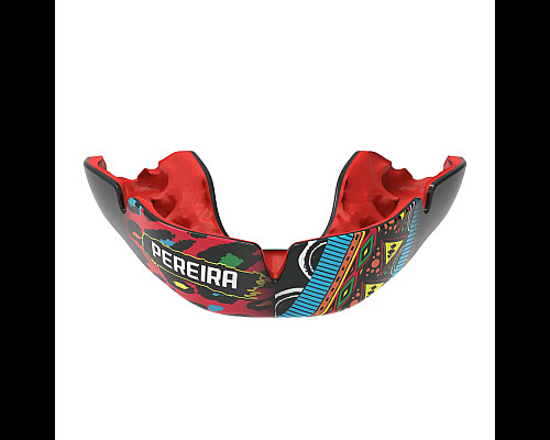 Капа боксерська доросла OPRO UFC Collection Alex Pereira від 11 років, чорна