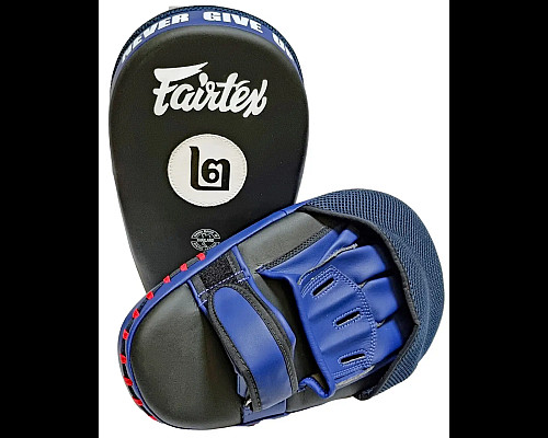 Лапи боксерські Fairtex FMV12 чорно-сині