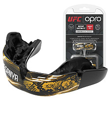Капа боксерська доросла OPRO UFC Collection Israel Adesanya від 11 років, чорна