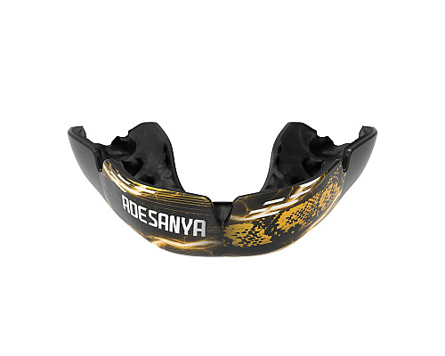 Капа боксерська доросла OPRO UFC Collection Israel Adesanya від 11 років, чорна