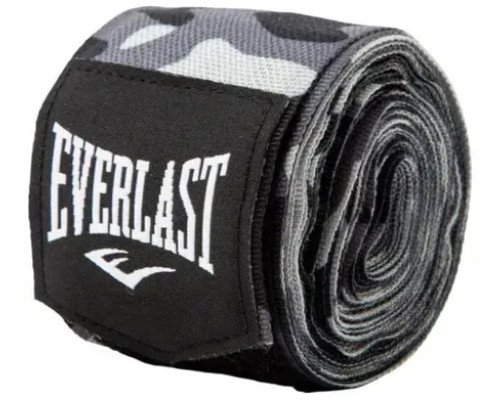 Бинти EVERLAST SPARK PRINTED HAND WRAPS 120 X2 розмір 120 (304,8 см), чорно-сірий