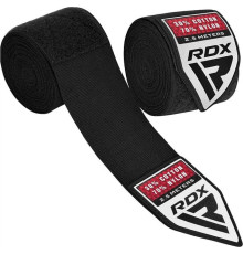 Бинти RDX HAND WRAPS 2,5 м,, чорно-білі