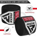 Бинти RDX HAND WRAPS 2,5 м,, чорно-білі