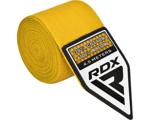 Бинти RDX HAND WRAPS 4,5 м, жовті