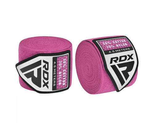 Бинти RDX HAND WRAPS 4,5 м, рожеві