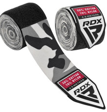 Бинти RDX HAND WRAPS 4,5 м, чорно-сірі