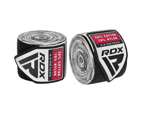 Бинти RDX HAND WRAPS 4,5 м, чорно-сірі