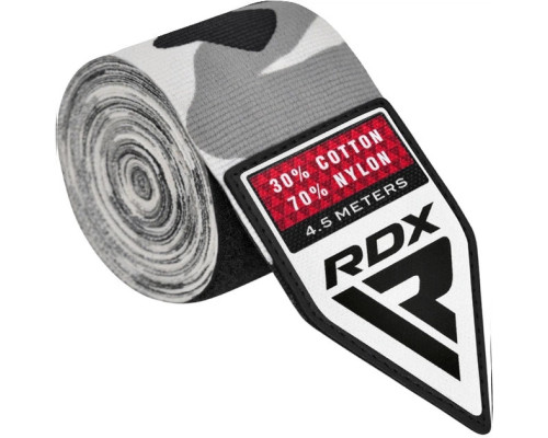 Бинти RDX HAND WRAPS 4,5 м, чорно-сірі