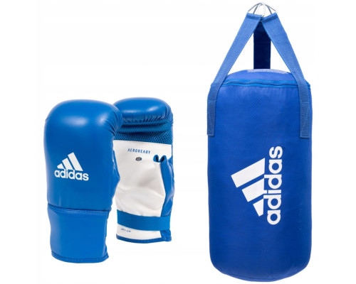 Боксерський набір ADIDAS - рукавиці S/M, груша 10 kg