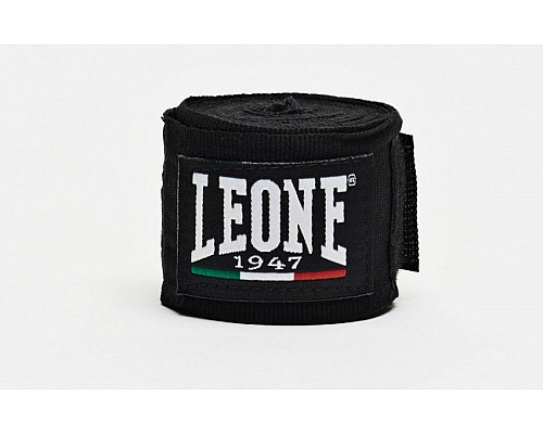 Бинти для боксу Leone 500100 2,5 м, чорні