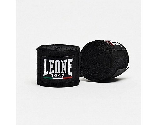 Бинти для боксу Leone 500001 4,5 м, чорні