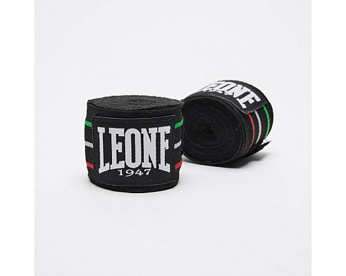 Бинти для боксу Leone 500187  Flag 3,5 м, чорні