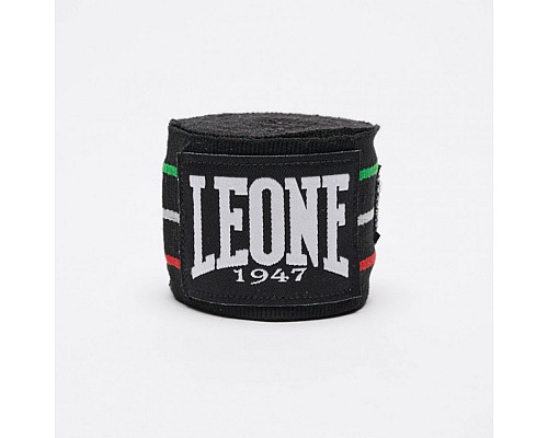 Бинти для боксу Leone 500187  Flag 3,5 м, чорні