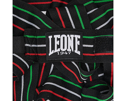 Бинти для боксу Leone 500187  Flag 3,5 м, чорні
