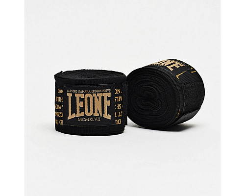 Бинти для боксу Leone 500082 Legionarivs 3,5 м, чорні