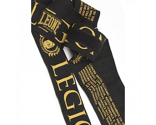 Бинти для боксу Leone 500082 Legionarivs 3,5 м, чорні