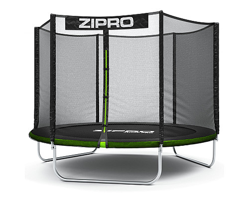 Садовий батут Zipro Jump Pro із зовнішньою сіткою 8 футів 252 см Садовий батут Zipro Jump Pro із зовнішньою сіткою 8 футів 252 см