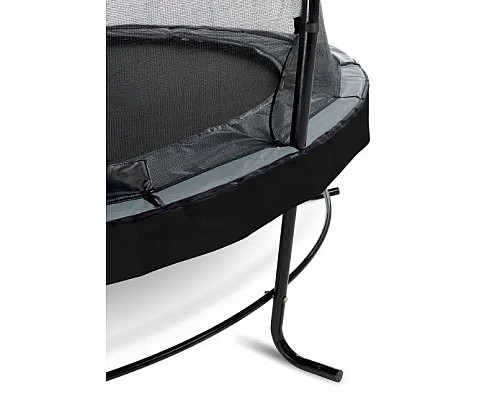 Батут з захисною сіткою EXIT Elegant 427 см, чорний