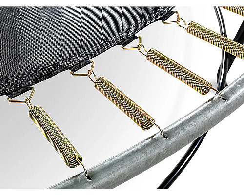 Батут з захисною сіткою EXIT Elegant 427 см, чорний