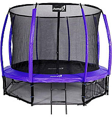 Батут Jumpi Maxy Comfort Plus з внутрішньою сіткою 10 футів 312 см фіолетовий