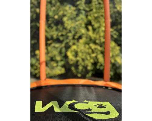 Батут WCG Melon з зовнішньою сіткою 108 см помаранчево-чорний Батут WCG Melon з зовнішньою сіткою 108 см помаранчево-чорний