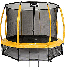 Батут Jumpi Maxy Comfort Plus з внутрішньою сіткою 10 футів 312 см жовтий