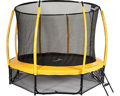 Батут Jumpi Maxy Comfort Plus з внутрішньою сіткою 10 футів 312 см жовтий