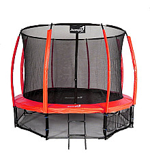 Батут Jumpi Maxy Comfort Plus з внутрішньою сіткою 10 футів 312 см червоний
