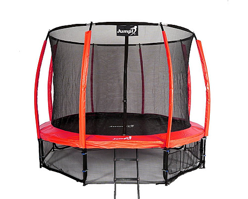 Батут Jumpi Maxy Comfort Plus з внутрішньою сіткою 10 футів 312 см червоний
