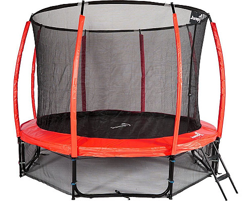 Батут Jumpi Maxy Comfort Plus з внутрішньою сіткою 10 футів 312 см червоний