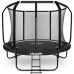 Батут VIRTUFIT PREMIUM з внутрішньою сіткою 366 см чорний