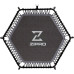 Батут для фітнесу Zipro Fitness з поручнем 4,5 фути 130 см чорний