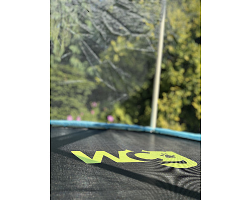 Батут WCG Hexi M з внутрішньою сіткою 120 см блакитно-бежевий Батут WCG Hexi M з внутрішньою сіткою 120 см блакитно-бежевий