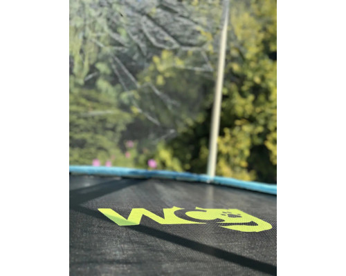 Батут WCG Hexi M з внутрішньою сіткою 120 см блакитно-бежевий Батут WCG Hexi M з внутрішньою сіткою 120 см блакитно-бежевий